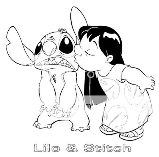 Coloring Pages For Girls: Lilo And Stitch Printable Coloring Pages